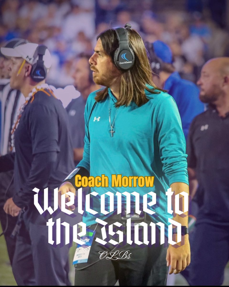 Omasha Brantley (@coachobrantley) on Twitter photo <a href="/GalvestonBallFB/">Galveston Ball Football</a> is proud to welcome <a href="/jacobmorrow39/">Jacob Morrow</a> to the staff as our OLB coach!
Coach Morrow is coming off a successful collegiate stint where he helped the Kats to their first ever bowl victory. We are fired up to have him on staff!
Welcome to the Island, Coach. <a href="/GalvestonBallFB/">Galveston Ball Football</a> is proud to welcome <a href="/jacobmorrow39/">Jacob Morrow</a> to the staff as our OLB coach!
Coach Morrow is coming off a successful collegiate stint where he helped the Kats to their first ever bowl victory. We are fired up to have him on staff!
Welcome to the Island, Coach.