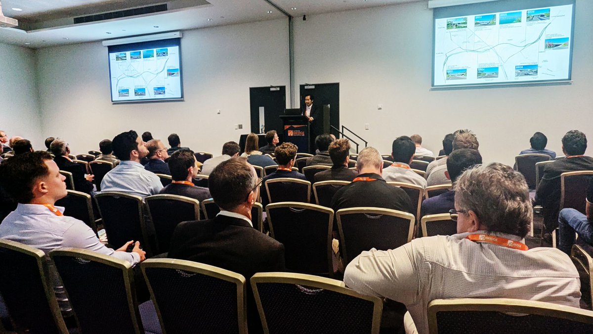 At the 12th #Austroads #Bridge #Conference, 170+ experts from Australia, NZ &amp; beyond share insights on bridge engineering’s future, covering sustainability, tech, asset management &amp; innovation. Thanks to all speakers for driving collaboration &amp; excellence! #ABC2025