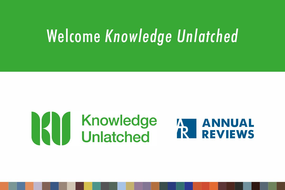 Annual Reviews (@annualreviews) on Twitter photo Trailblazing open access initiative <a href="/KUnlatched/">Knowledge Unlatched</a> has a new home within our organization, returning to nonprofit stewardship for its next chapter.
Read more about the transfer: arevie.ws/KU2AR Trailblazing open access initiative <a href="/KUnlatched/">Knowledge Unlatched</a> has a new home within our organization, returning to nonprofit stewardship for its next chapter.
Read more about the transfer: arevie.ws/KU2AR