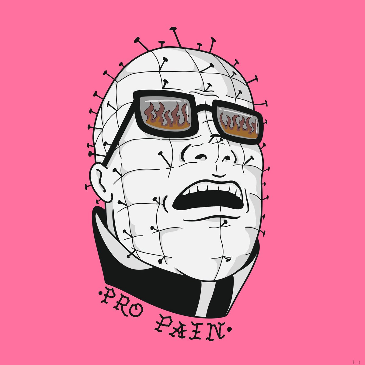 DIRTSWRLD's tweet photo. King of the Hell. by Mo'DIRT 

#KingOfTheHill #hankhill #hellraiser #horror #horrorfans #procreate #animation https://t.co/vZNHUFBzBL