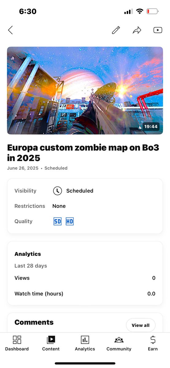 MetaCODGamingYT's tweet photo. Hey everyone, I have a new video scheduled for tomorrow on my YouTube channel and it’s very well edited by a good editor that im good with and I would love to see it hit like Ali is 100 K views ok so guys wish me luck https://t.co/qZM13rC3Hn
