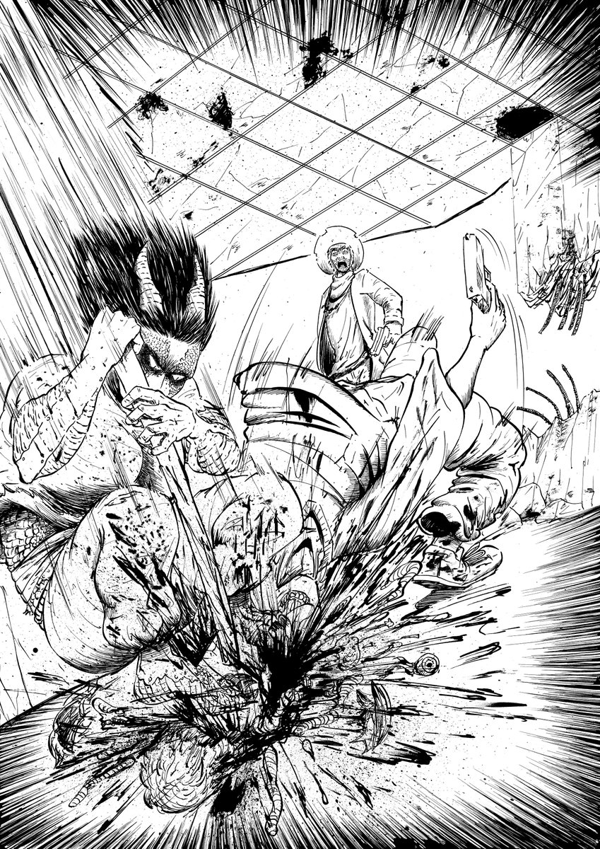 JaniceQuinteros's tweet photo. "36 Días - capitulo 01"                    
Pag: 74-77   
IG: janice_qw        
#36dias #if #tinta #plumilla #guerra #ink #nib #blackandwhite #war #apocalypse #drawing #ilustration #zombie #ペン先 #インク https://t.co/qPYWdhxioe