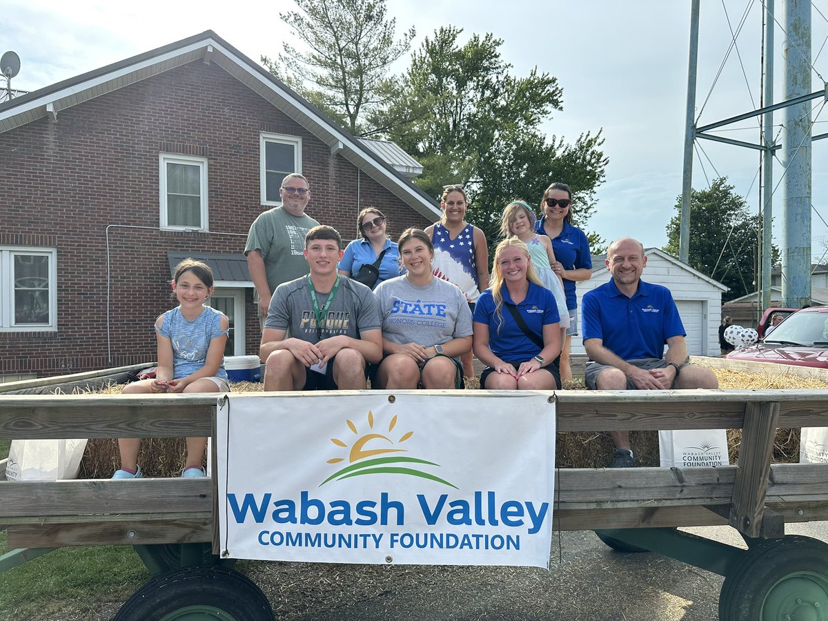 Had a blast at the Clay City Fair Parade this evening — sorry about the melted chocolate 🤣