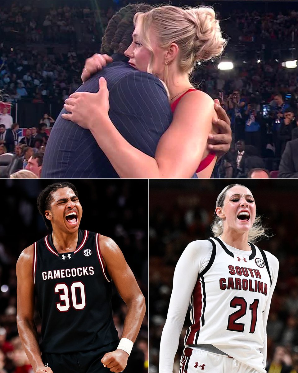 THIS ❤️

<a href="/GamecockMBB/">South Carolina Men's Basketball</a> | <a href="/GamecockWBB/">South Carolina Women's Basketball</a>