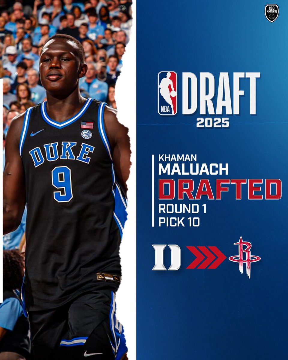 The Rockets select Khaman Maluach with the 10th overall pick!

Will be heading to Phoenix due to a trade.