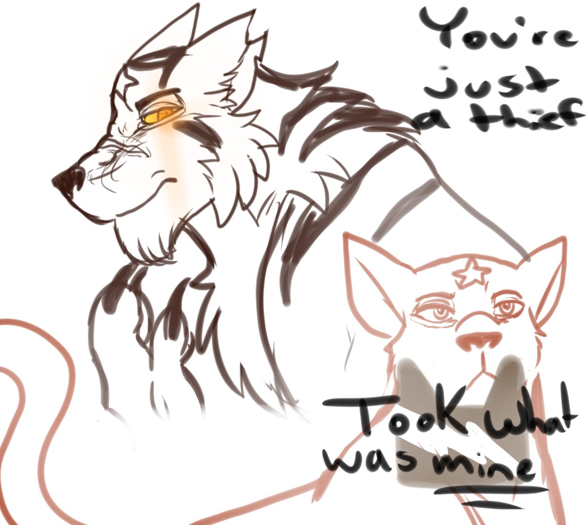 Strawstail's tweet photo. all the time we've drawn this :3 
(In order: 2016 - 2017 - 2019 ) https://t.co/K904lt9VH6