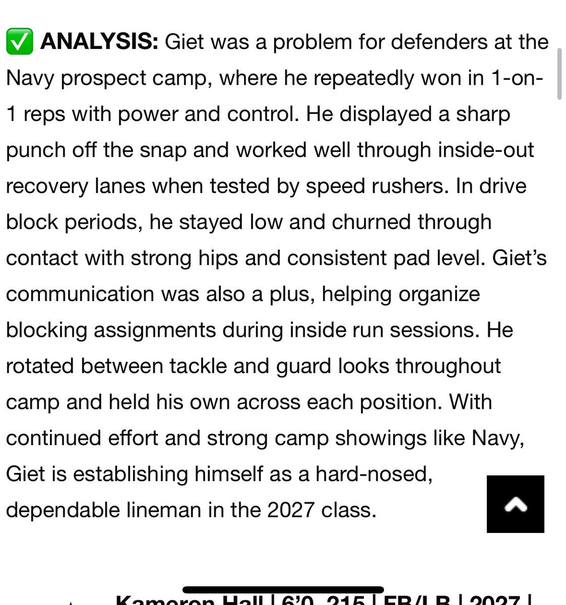 Nolan Giet 2027 (OL) (@gietnolan) on Twitter photo Thank you <a href="/sixstarfootball/">Six Star Football | PLUS+</a>
<a href="/Jay_Guillermo57/">Coach Jay Guillermo</a> <a href="/D_WallCoach/">Jerrick Hall</a> <a href="/DannyPayneNavy/">Danny Payne</a> <a href="/CoachJBWells/">JB Wells</a> <a href="/Cwoods75/">Corey Woods</a> <a href="/TJManchego/">Jackson Manchego</a> <a href="/Coach_Vince_/">Vince Giardina</a> <a href="/CoachLMartin/">Landon Martin</a> <a href="/CoachSElliott/">Shawn Elliott USC</a> <a href="/FloarsRandy/">Randy Floars</a> <a href="/HighSchoolBlitz/">High School Blitz</a> <a href="/SummervilleFBRC/">Summerville Football Recruiting</a> <a href="/SummervilleFBRC/">Summerville Football Recruiting</a> <a href="/PrepRedzoneSC/">Prep Redzone South Carolina</a> <a href="/RivalsFriedman/">Adam Friedman</a> <a href="/CoachRAPinilla/">TweetMasterP</a> <a href="/CoachGuard_/">Phill Guard</a> Thank you <a href="/sixstarfootball/">Six Star Football | PLUS+</a>
<a href="/Jay_Guillermo57/">Coach Jay Guillermo</a> <a href="/D_WallCoach/">Jerrick Hall</a> <a href="/DannyPayneNavy/">Danny Payne</a> <a href="/CoachJBWells/">JB Wells</a> <a href="/Cwoods75/">Corey Woods</a> <a href="/TJManchego/">Jackson Manchego</a> <a href="/Coach_Vince_/">Vince Giardina</a> <a href="/CoachLMartin/">Landon Martin</a> <a href="/CoachSElliott/">Shawn Elliott USC</a> <a href="/FloarsRandy/">Randy Floars</a> <a href="/HighSchoolBlitz/">High School Blitz</a> <a href="/SummervilleFBRC/">Summerville Football Recruiting</a> <a href="/SummervilleFBRC/">Summerville Football Recruiting</a> <a href="/PrepRedzoneSC/">Prep Redzone South Carolina</a> <a href="/RivalsFriedman/">Adam Friedman</a> <a href="/CoachRAPinilla/">TweetMasterP</a> <a href="/CoachGuard_/">Phill Guard</a>
