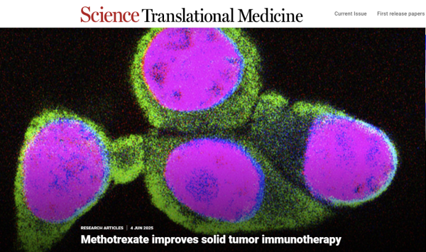 Chinese researchers have uncovered a previously unreported immune-activating function of methotrexate, a classic immunosuppressive drug, in which it exerts its anti-tumor immune effect by inhibiting ENPP1, an enzyme widely distributed across various human tissues and cells.

The