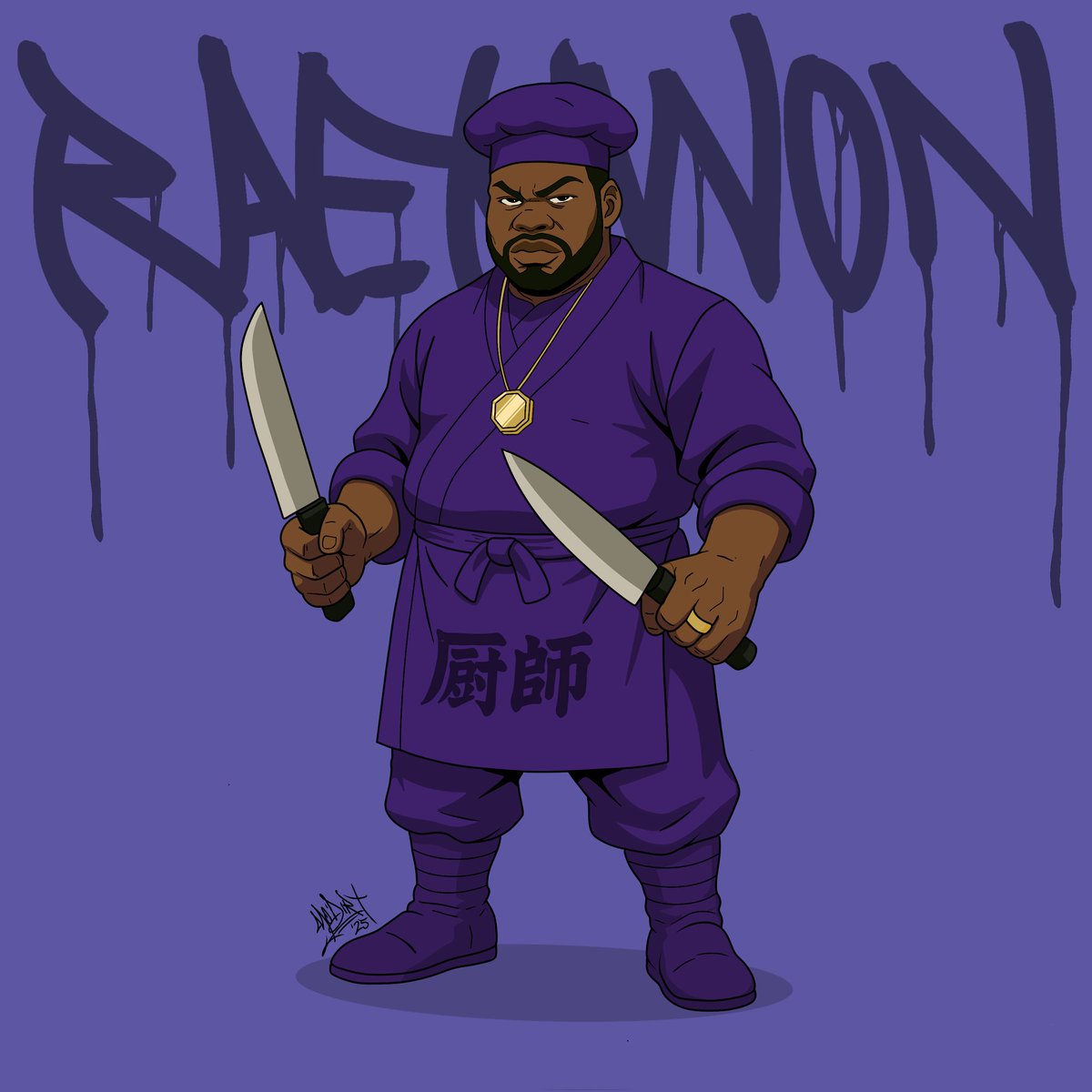 DIRTSWRLD's tweet photo. @Raekwon the Chef. by Mo'DIRT 

#wutang #wutangclan #raekwon #art #procreate #animation https://t.co/WTfVYWm5vm