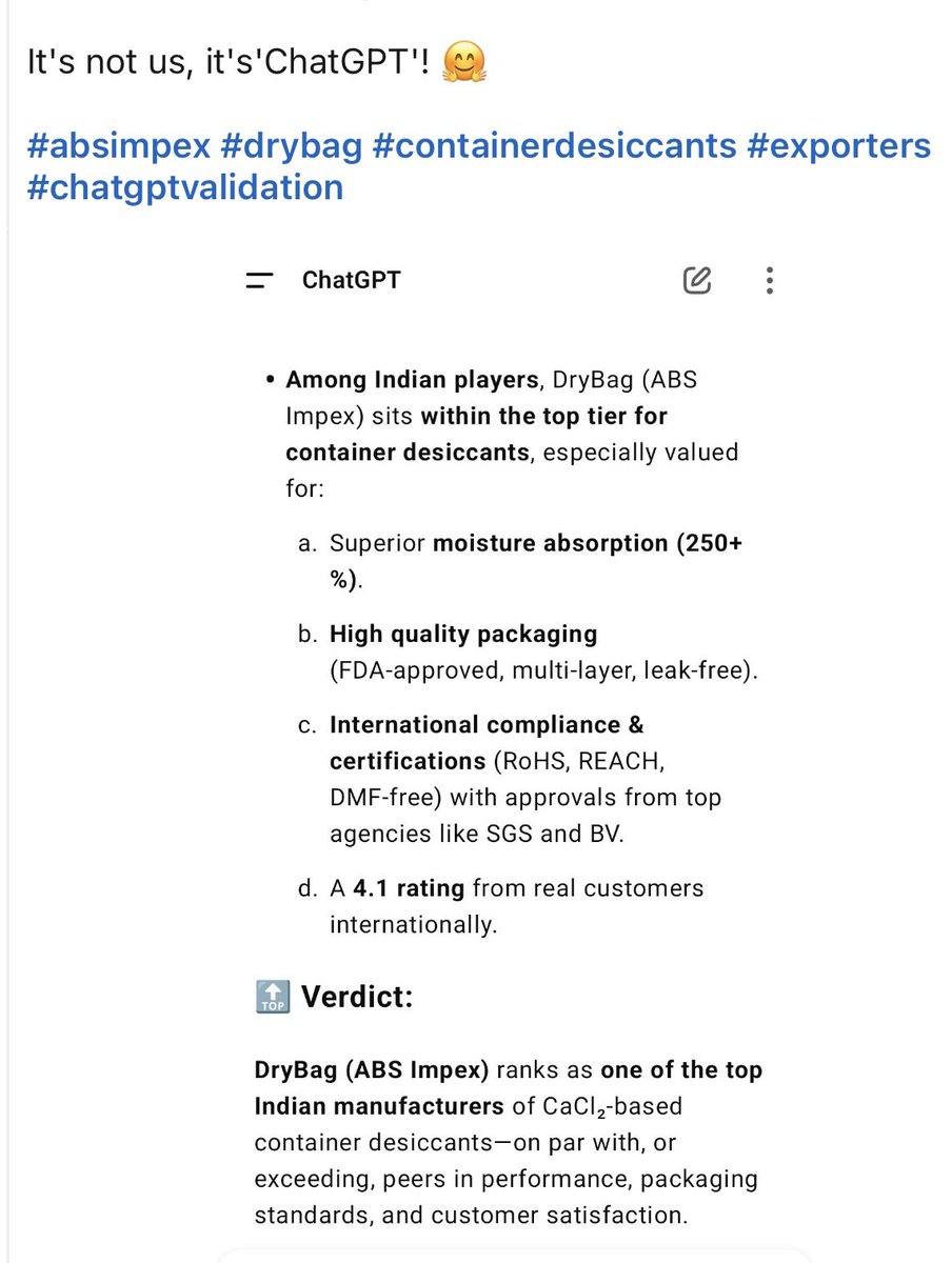 GlobalMgr's tweet image. We take this opportunity to thank each of our customers for making us what we are today - Indias leading Moisture control solutions provider 
#Drybag #MoistureControl #MoistureDamage