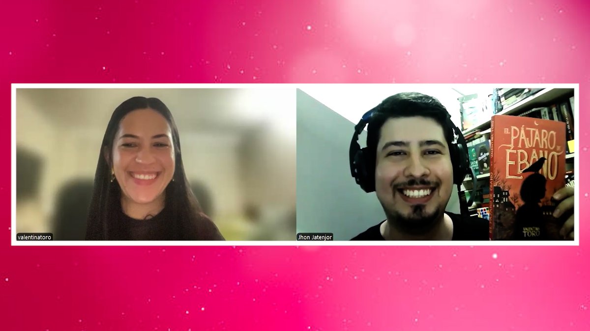Jhon Jatenjor's Interviews (@interviewsjj) on Twitter photo Valentina Toro estuvo en el Programa de TV Jhon Jatenjor's Interviews para hablar de su nuevo libro titulado: Los Pájaros De Ébano.
Agradecimientos a <a href="/PlanetaLibrosCo/">Planeta de Libros Colombia 🇨🇴</a> por la oportunidad.
youtu.be/j21SwI5-cDI Valentina Toro estuvo en el Programa de TV Jhon Jatenjor's Interviews para hablar de su nuevo libro titulado: Los Pájaros De Ébano.
Agradecimientos a <a href="/PlanetaLibrosCo/">Planeta de Libros Colombia 🇨🇴</a> por la oportunidad.
youtu.be/j21SwI5-cDI
