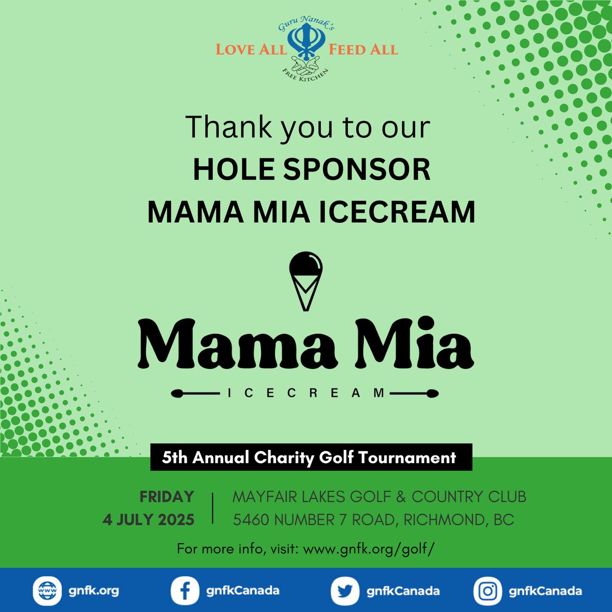 A special thanks to Mama Mia Ice Cream for your invaluable support as a Hole sponsor of our 5th Annual Charity Golf Tournament. Your commitment to our cause is truly inspiring, and we're grateful for the positive impact you're helping us make with our building in the DTES.