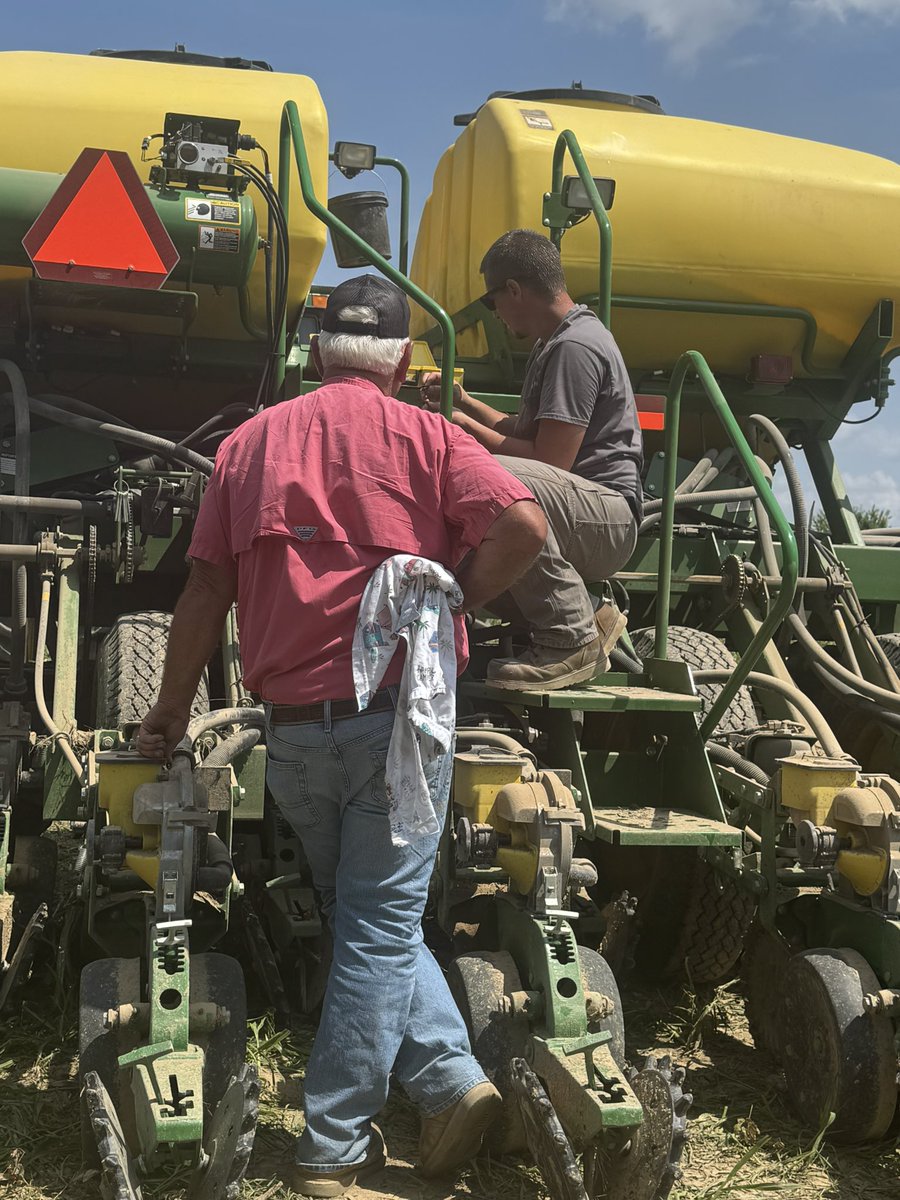 Burger Farms finished planting today.