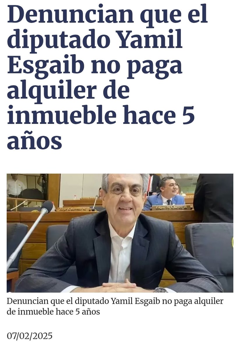 Alguien sabe si este tipo sigue el embargo de su salario? 500mil dólares dice acá que debe este rancio