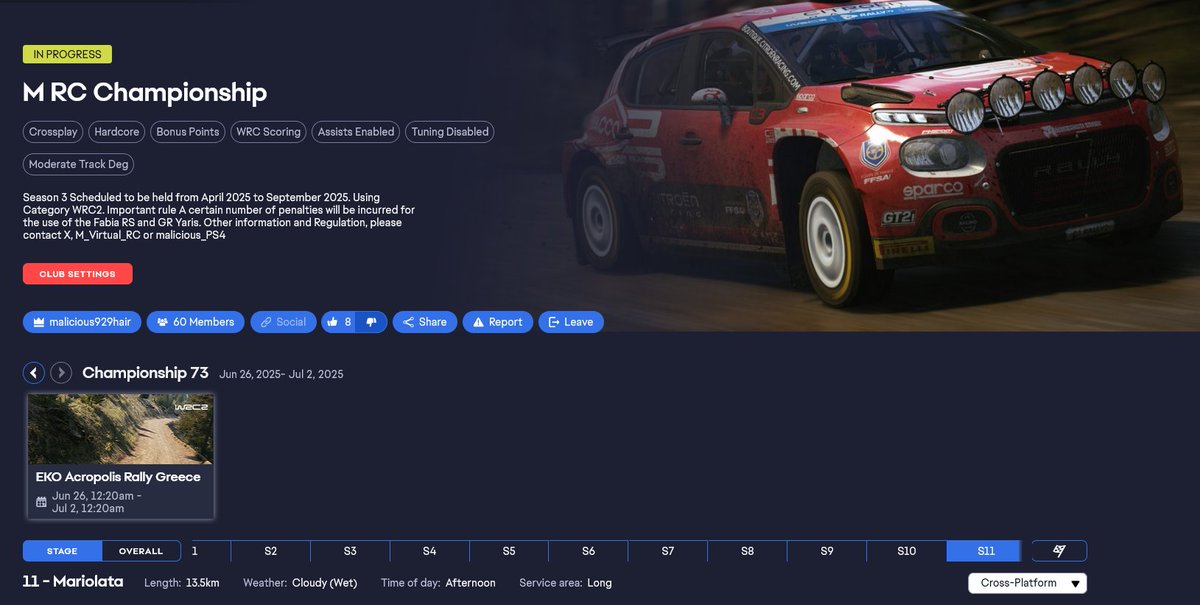 M_Virtual_RC's tweet image. #M_RC
ちゃんとしたアナウンスじゃないのでツリーにはぶら下げませんが、
今週のM-RCCはSPイベント・リアル連動イベント「Acropolis Rally」です