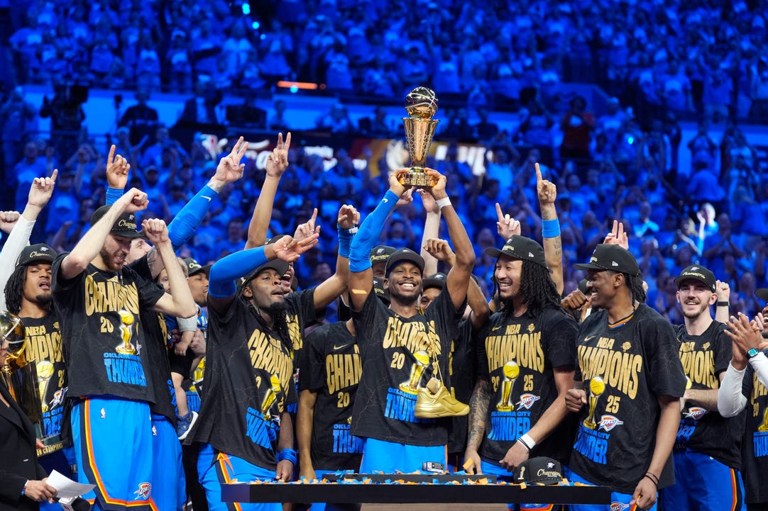 chet34szn's tweet photo. Woo I finally found my login for my account!! I can finally celebrate with y'all. We did it!! When I first started watching the NBA I was instantly drawn to the thunder and their original big 3 and I've seen this team go through every up and down but we finally did it 🥹⚡⚡ https://t.co/rSrMYX6ysS