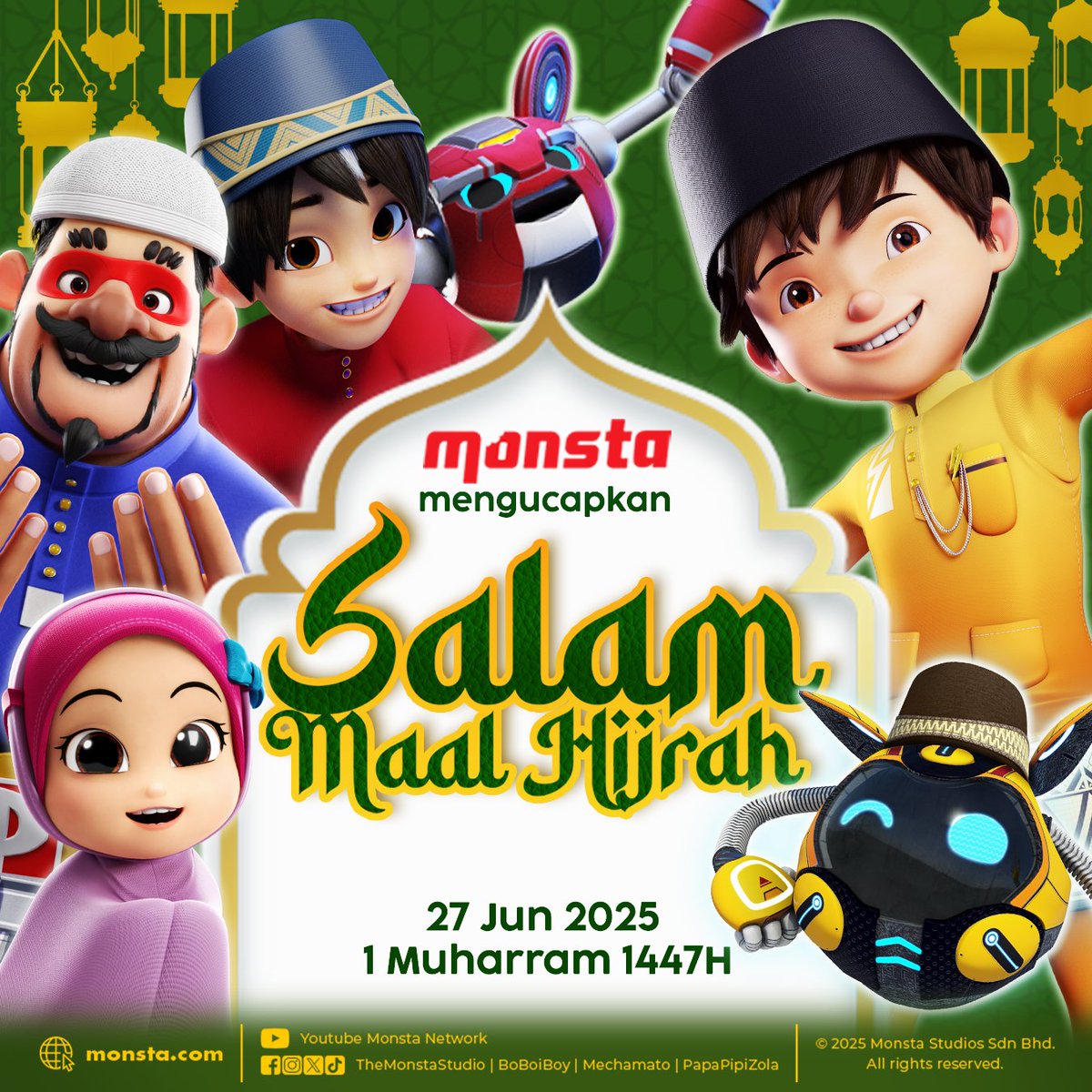 Selamat menyambut Maal Hijrah 1447H 🌙

Semoga tahun baru ini menjadi permulaan kepada perjalanan yang lebih bermakna—penuh rahmat, redha dan ketenangan jiwa. ✨
#PapaPipi #BoBoiBoy #Mechamato #MaalHijrah