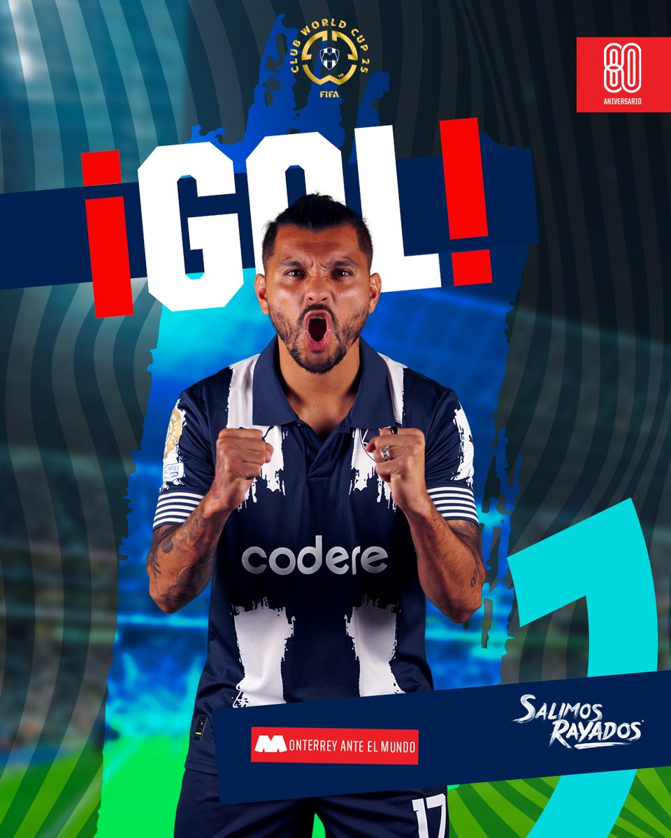 Rayados's tweet photo. 39' ⏱️ | Urawa 0-3 Monterrey | 

¡Estás loco, Jesús Manuel!🤯🤯🤯¡GOLAZO DE TECATITO!🔥🇫🇮

#MonterreyAnteElMundo Ⓜ️🌎 @FIFACWC https://t.co/DQUqD6ZaEq