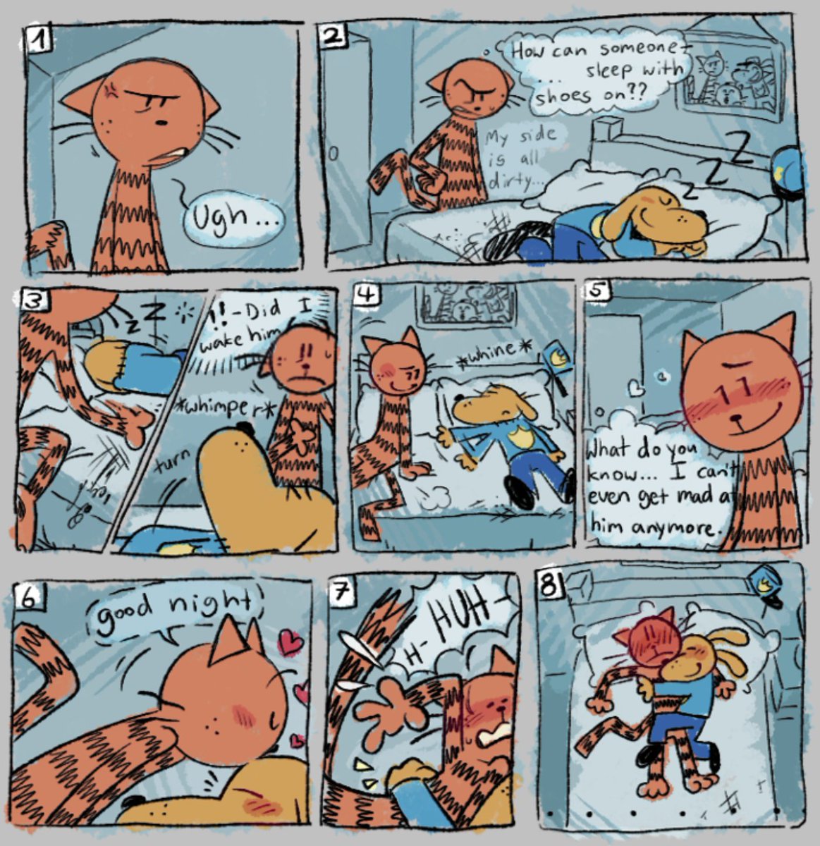 oh boy, I wonder what happens next-
#dogman #dogmanxpetey #detey #peteythecat
