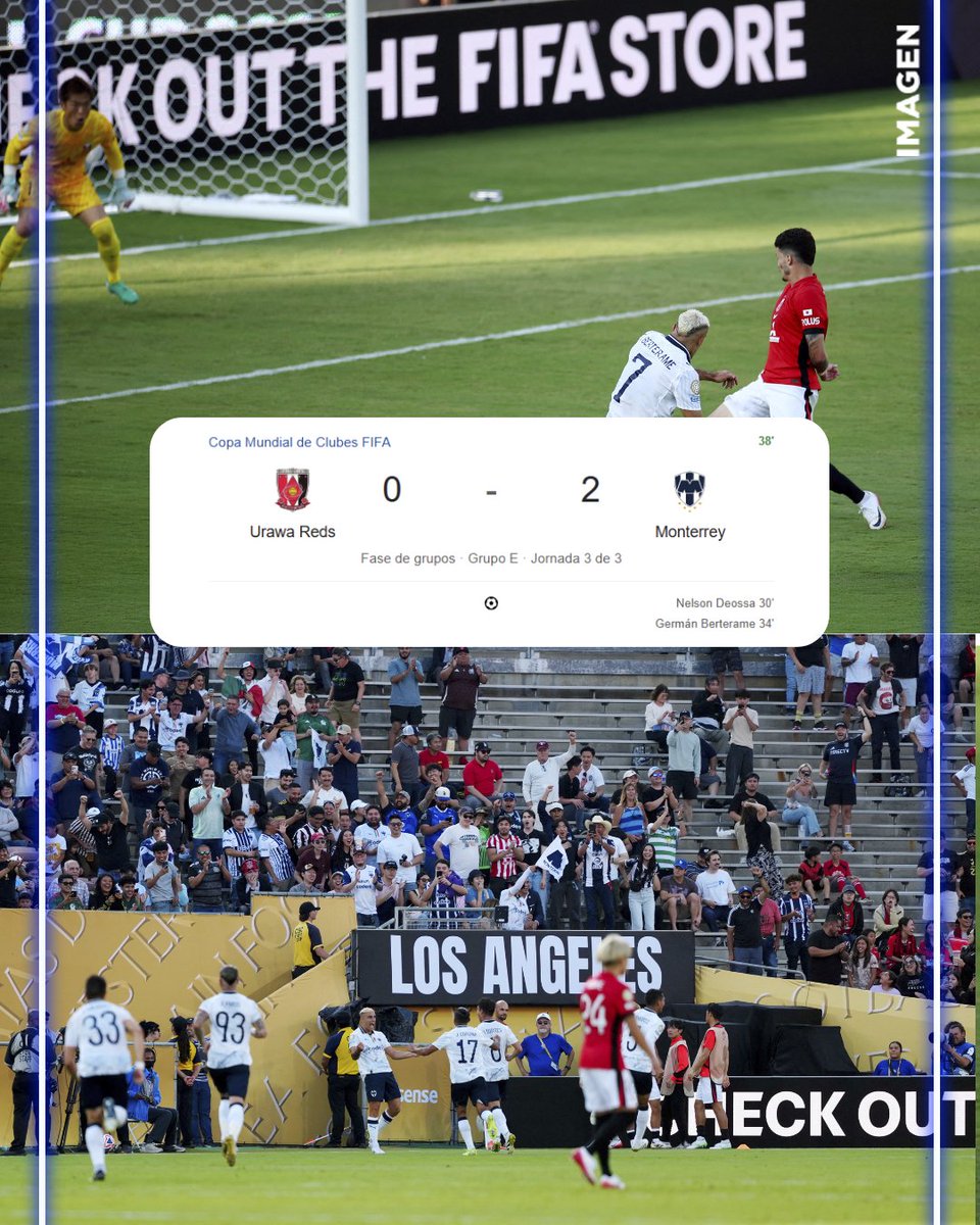 ¡YA CAYÓ EL SEGUNDO!

Germán Berterame aprovecha su oportunidad y vence al guardameta del Urawa Reds

🔴Sigue el Mxm a través de nuestra página web: shorturl.at/SZI01 

#Rayados #MundialDeClubes2025 #Monterrey