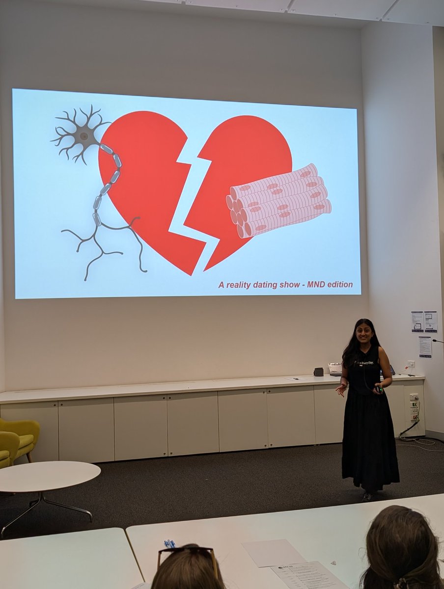 Our very own <a href="/melkg97/">melinderg</a> representing at 3 minute thesis <a href="/3MT_official/">Three Minute Thesis</a> well done! #MND #3MT