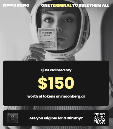 Just claimed a fat Stimmy from @Moonberg_ai.
Didn't even know I was on the list.
You probably are too ●●