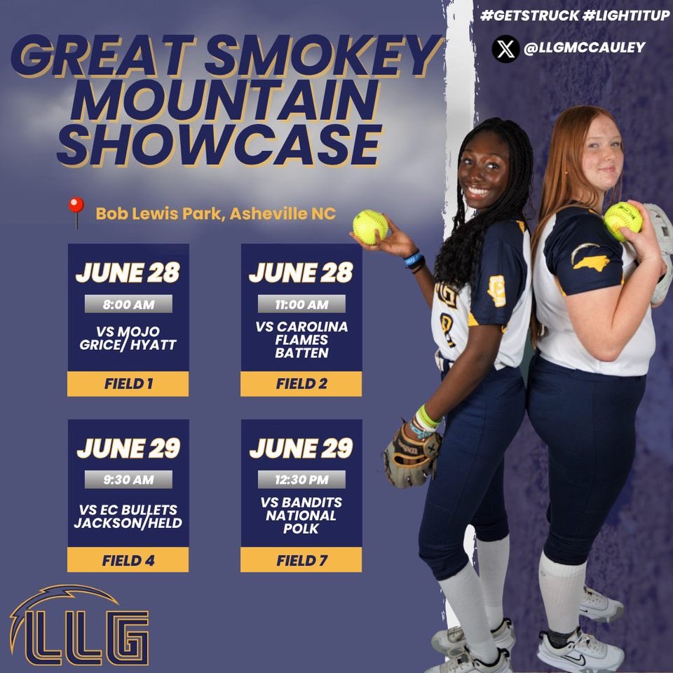 Haylee Ellis 2026 (Committed) (@haylee_ellis26) on Twitter photo Who’s ready for Asheville?? #LLG⚡️ #getstruck⚡️ #lightsout #lightitup <a href="/Brynne_Dordel/">Brynne Dordel</a> <a href="/coachbreneman/">Janelle Breneman</a> <a href="/jojo_hyatt/">Jo Hyatt</a> <a href="/allydavis09/">Ally Davis</a> <a href="/UNCGSoftball/">UNCG Softball</a> <a href="/llgmccauley/">Lady Lightning Gold - McCauley</a> <a href="/Org_LLG/">Lady Lightning Gold Org Account</a> Who’s ready for Asheville?? #LLG⚡️ #getstruck⚡️ #lightsout #lightitup <a href="/Brynne_Dordel/">Brynne Dordel</a> <a href="/coachbreneman/">Janelle Breneman</a> <a href="/jojo_hyatt/">Jo Hyatt</a> <a href="/allydavis09/">Ally Davis</a> <a href="/UNCGSoftball/">UNCG Softball</a> <a href="/llgmccauley/">Lady Lightning Gold - McCauley</a> <a href="/Org_LLG/">Lady Lightning Gold Org Account</a>