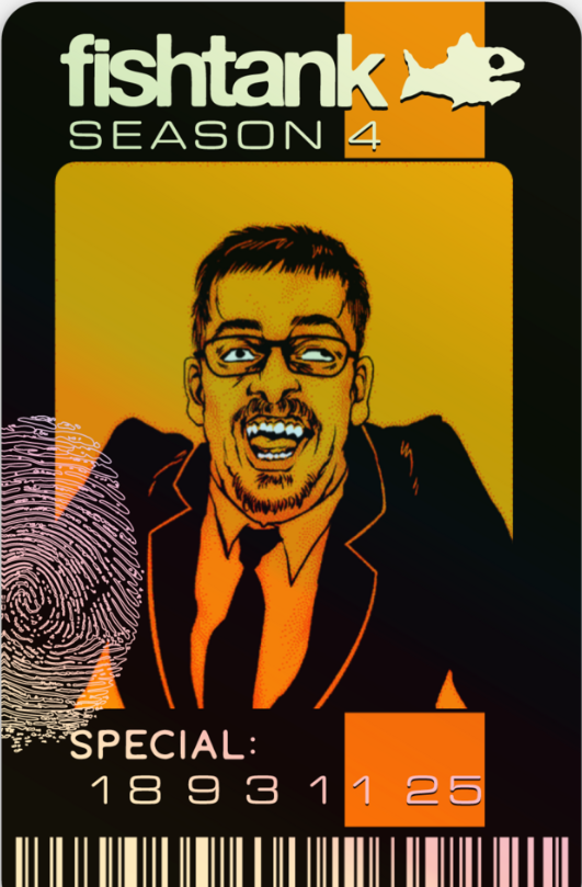 Espi_777's tweet photo. Ricky Access ID Sticker (Holographic) available at #fishtanklive 's official @stickermule storefront (link in replies) https://t.co/Yd2q7gP3pv