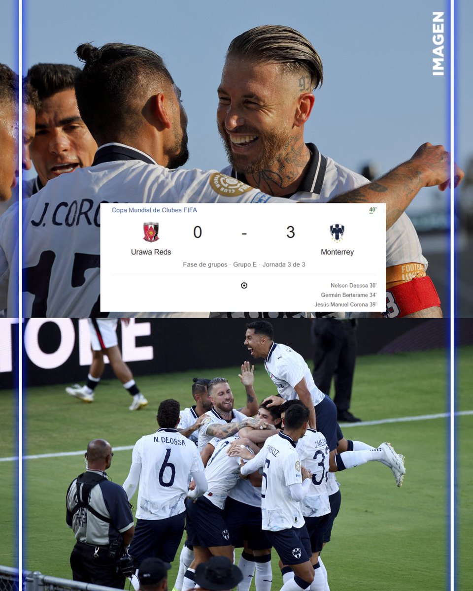 ¡LA ESPERANZA MUERE AL ÚLTIMO!

Tecatito nos deleitó con un auténtico golazo y pone el tercer tanto para los Rayados.

Al momento Monterrey escala al primer lugar del grupo

🔴Sigue el Mxm a través de nuestra página web: shorturl.at/SZI01 

#Rayados #MundialDeClubes2025