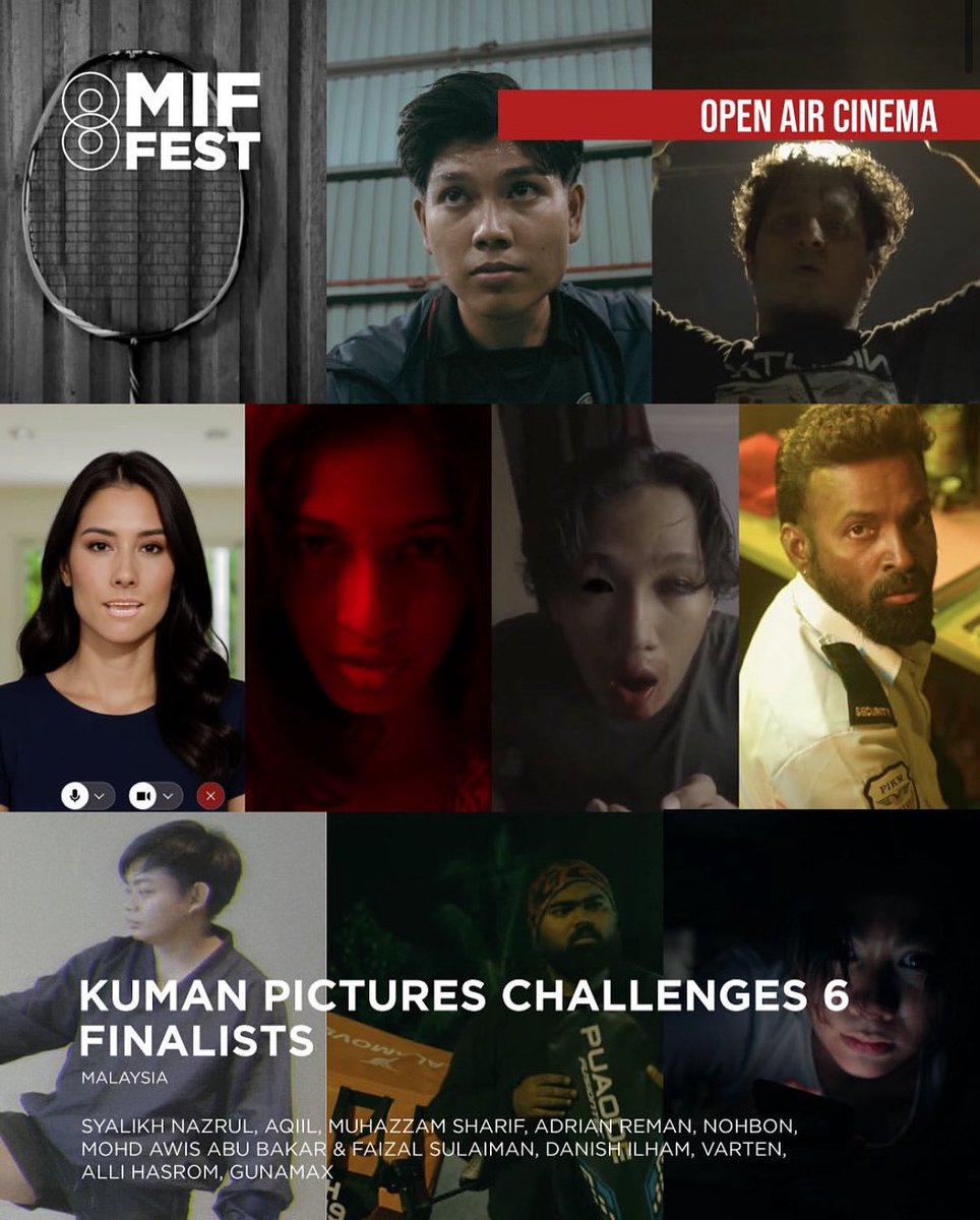 The 10 finalists &amp; 5 notable mentions for #KumanPicturesChallenge6. As determined by the judge Ananth Subramaniam. 

The finalists will also be screened at <a href="/miffest_mgga/">MIFFest and MGGA</a> (date TBA). Jumpa sana!

Congrats to ALL 120+ who took part, we received many good entries this year! ❤️🔥🏸