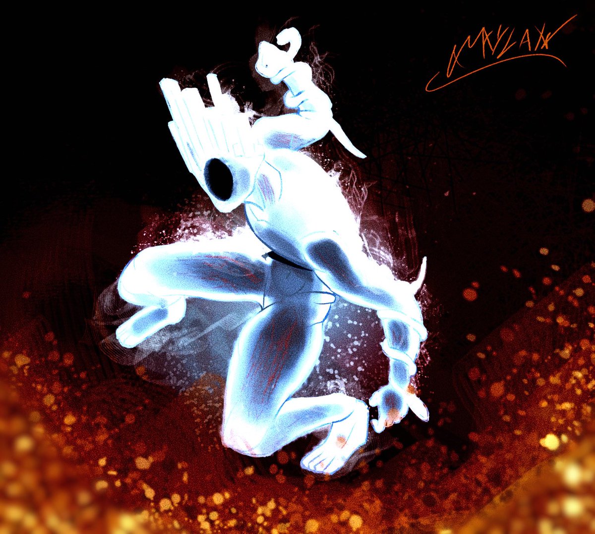 A little Minos Prime drawing from Ultrakill #minos #minosprime #ultrakill #art