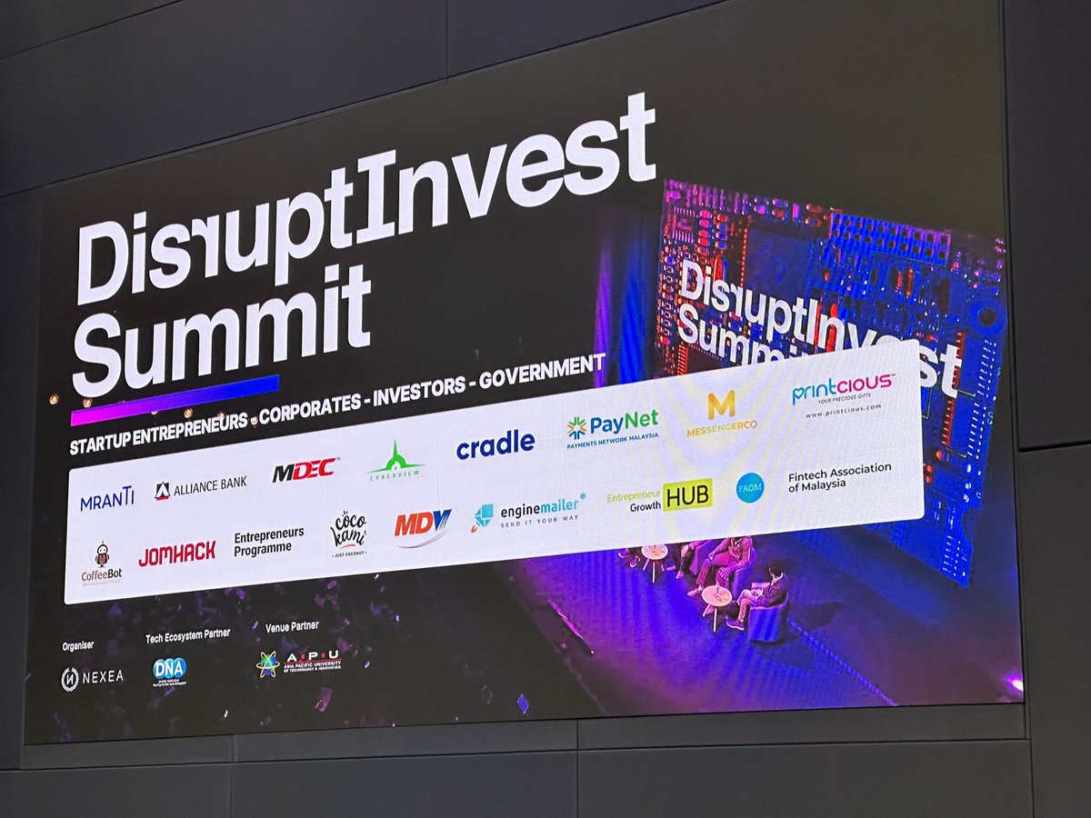 <a href="/MorpheusAIs/">Morpheus</a> Here we go shill Morpheus today at  #DisruptInvestSummit 2025 event in Kuala Lumpur

<Thanks <a href="/YewBeh/">Beh Ching Yew</a> for sponsoring my ticket>