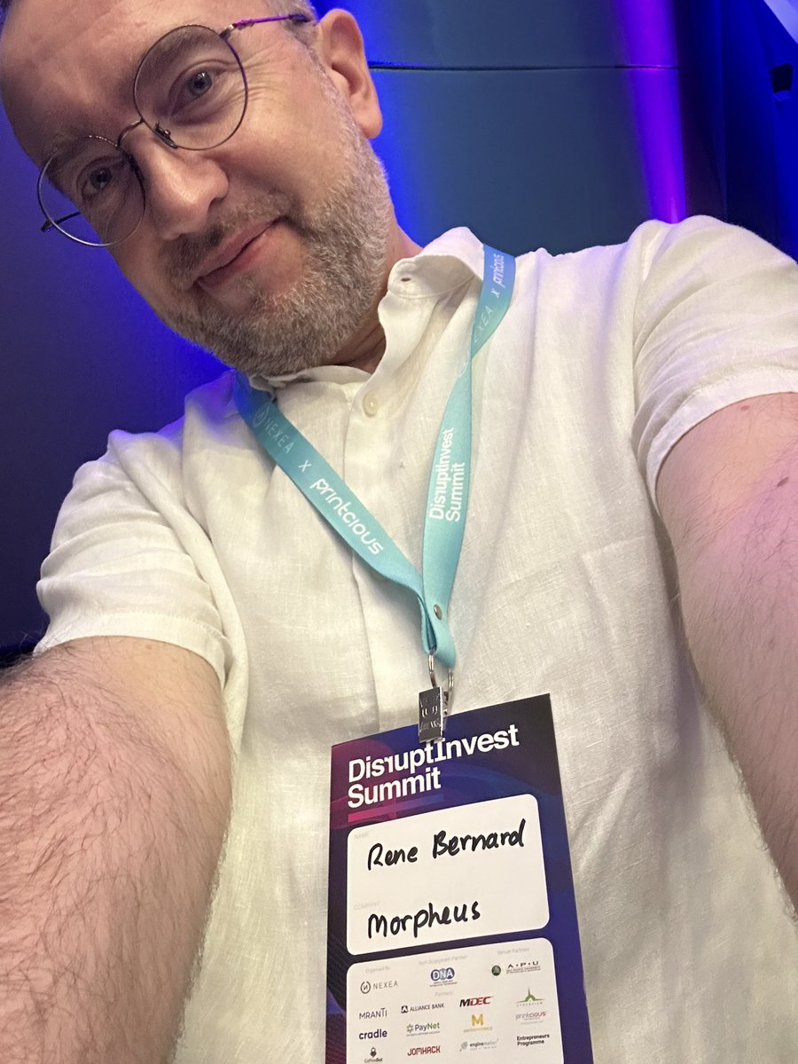 rene05x's tweet photo. @MorpheusAIs Here we go shill Morpheus today at  #DisruptInvestSummit 2025 event in Kuala Lumpur

<Thanks @YewBeh for sponsoring my ticket> https://t.co/kPNiPFHPHL