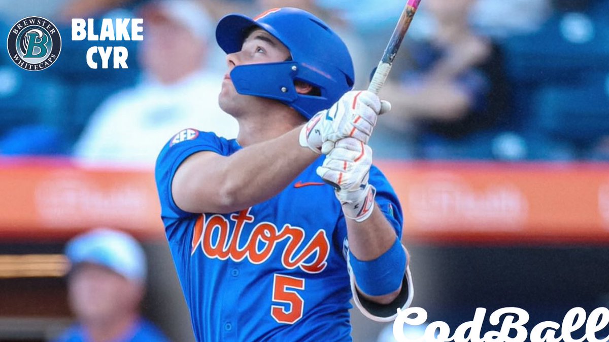 CodBall (@codball) on Twitter photo Blake Cyr (<a href="/GatorsBB/">Florida Gators Baseball</a>) went 3-4 with 2 doubles, a walk, a stolen base, 2 RBI and 3 runs scored for the <a href="/BrewsterCaps/">๐๐ซ๐๐ฐ๐ฌ๐ญ๐๐ซ ๐๐ก๐ข๐ญ๐๐๐๐ฉ๐ฌ</a> tonight Blake Cyr (<a href="/GatorsBB/">Florida Gators Baseball</a>) went 3-4 with 2 doubles, a walk, a stolen base, 2 RBI and 3 runs scored for the <a href="/BrewsterCaps/">๐๐ซ๐๐ฐ๐ฌ๐ญ๐๐ซ ๐๐ก๐ข๐ญ๐๐๐๐ฉ๐ฌ</a> tonight