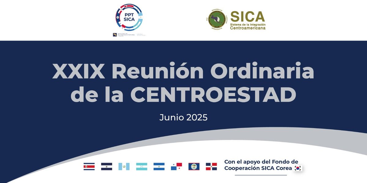 sg_sica's tweet photo. La Comisión Centroamericana de Estadística del SICA #CENTROESTAD, bajo el liderazgo de la @pptsica representada por el @INECCR, realizó su 29a. Reunión Ordinaria.
Las Oficinas Nacionales de Estadística (#ONE) de la #RegiónSICA abordaron temas de interés, entre ellos:
1⃣ Aprovechamiento de los Censos de Población y otra información estadística oficial para la focalización de política pública con enfoque de género en los países del SICA, en el marco de la #PRIEG del SICA y del convenio de colaboración CENTROESTAD – @STMCOMMCASICA.
2⃣ Planificación de iniciativas para el fortalecimiento institucional de las #ONE de la #CENTROESTAD, con el apoyo estratégico de la @CEPAL, #FAORLC y el @BancoMundial.
3⃣ Estado de situación en la renovación de la plataforma del Sistema integrado de Información Estadística del SICA #SICAEstad, entre otras.
Además, se realizó el traspaso de la Presidencia Pro Tempore @pptsica de la #CENTROESTAD al @InecPanama, quien ejercerá durante el segundo semestre de 2025.
#EstadísticasRegionales #DatosParaElDesarrollo #PPTSICACR #SICACR2025