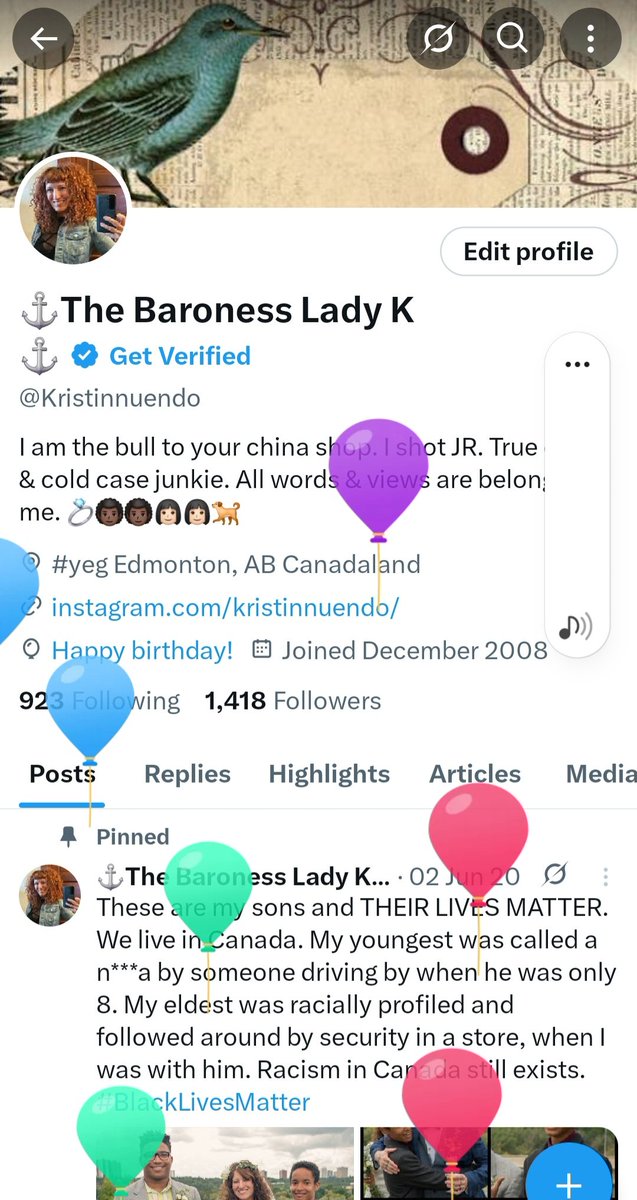My favourite part of Twitter is still the birthday balloons 🎈🎈🎉🥳 #HappyBirthdayToMe