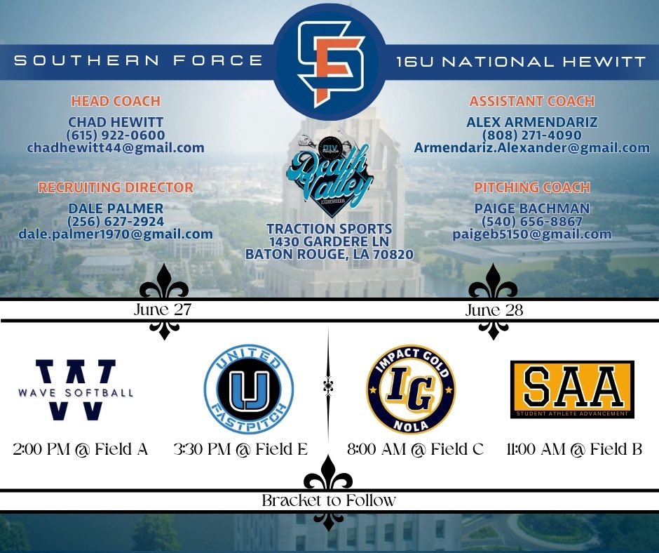 Jayla Page 2027 (@jaylapage2027) on Twitter photo Looking forward to playing this weekend at the Death Valley Showcase in Baton Rouge, LA!! Hope to see you all there‼️<a href="/MT_Softball/">Middle Tennessee Softball</a> <a href="/GovsSB/">Austin Peay Softball</a> <a href="/TNUsoftball/">Trevecca Softball 🥎 💜</a> <a href="/WKUSoftball/">WKU Softball</a> <a href="/GoMocsSB/">Chattanooga Softball</a> <a href="/AuburnSoftball/">Auburn Softball</a> <a href="/Vol_Softball/">Tennessee Softball</a> <a href="/TyraPerry13/">Tyra Perry</a> <a href="/UTSSoftball/">UTSouthern Softball</a> <a href="/Mporter34/">Madeline Porter</a> <a href="/AnnaShelnutt/">Anna Shelnutt</a> <a href="/LeeUSoftball/">Lee Univ Softball</a> <a href="/UKsoftball/">Kentucky Softball</a> Looking forward to playing this weekend at the Death Valley Showcase in Baton Rouge, LA!! Hope to see you all there‼️<a href="/MT_Softball/">Middle Tennessee Softball</a> <a href="/GovsSB/">Austin Peay Softball</a> <a href="/TNUsoftball/">Trevecca Softball 🥎 💜</a> <a href="/WKUSoftball/">WKU Softball</a> <a href="/GoMocsSB/">Chattanooga Softball</a> <a href="/AuburnSoftball/">Auburn Softball</a> <a href="/Vol_Softball/">Tennessee Softball</a> <a href="/TyraPerry13/">Tyra Perry</a> <a href="/UTSSoftball/">UTSouthern Softball</a> <a href="/Mporter34/">Madeline Porter</a> <a href="/AnnaShelnutt/">Anna Shelnutt</a> <a href="/LeeUSoftball/">Lee Univ Softball</a> <a href="/UKsoftball/">Kentucky Softball</a>
