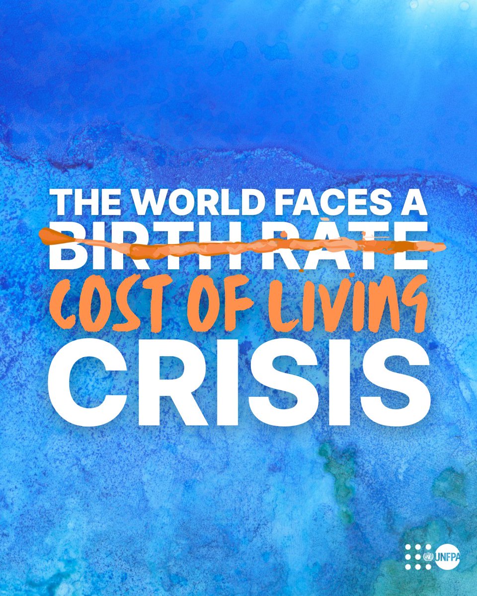 UNFPA Seoul Representation Office (@unfpaseoul) on Twitter photo 🛑 #TheRealFertilityCrisis is that many of us can’t afford to have children 🛑
Even if we want to.
Let @UNFPA—the <a href="/UN/">United Nations</a> sexual and reproductive health agency—describe what needs to change: unf.pa/rfc 🛑 #TheRealFertilityCrisis is that many of us can’t afford to have children 🛑
Even if we want to.
Let @UNFPA—the <a href="/UN/">United Nations</a> sexual and reproductive health agency—describe what needs to change: unf.pa/rfc