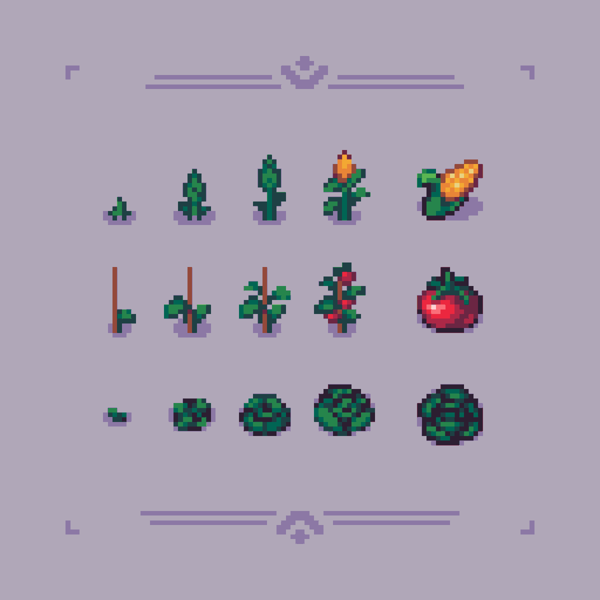 SkabPixels's tweet photo. Reminder that in my itch page you can find stuff ranging from furniture to spaceships to vegetables and farming assets! https://t.co/mTNLo1l4d3 https://t.co/hKSoyiCywf