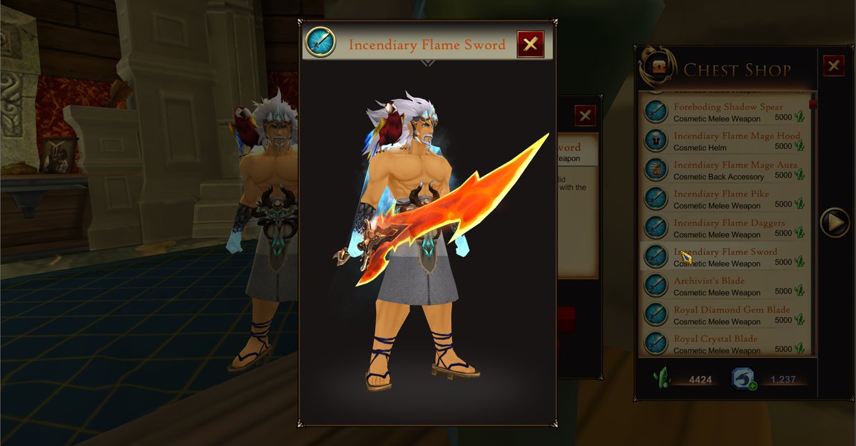 FDealca's tweet photo. AQ3D Update!  Incendiary Flame Mage Set Returns #AQ3D #summer #Summer2025 https://t.co/XryZJCHBm1