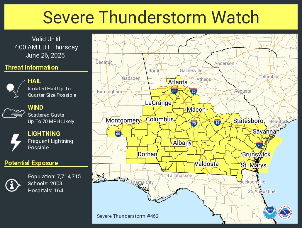 NWS Atlanta tweet media