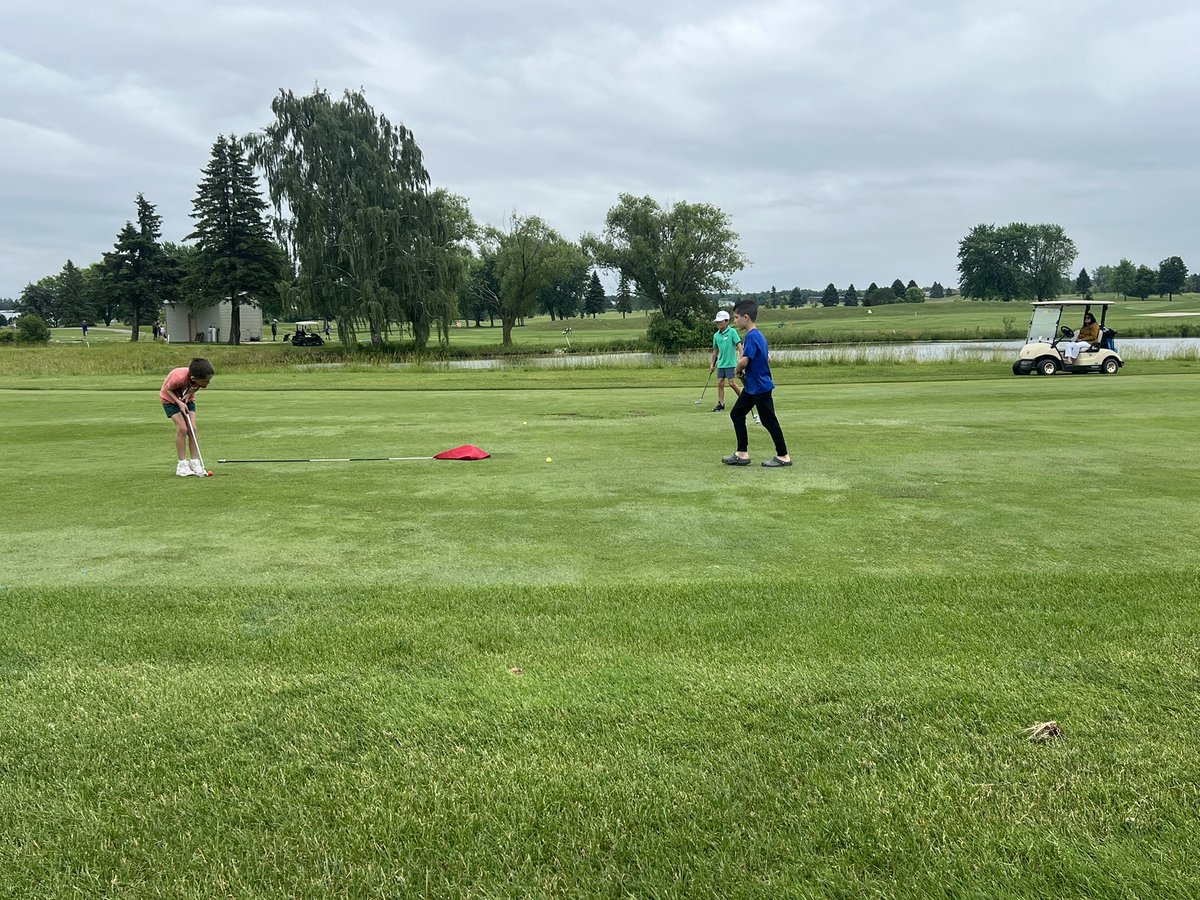 Great day for golf ⛳️⛳️

<a href="/RMGCFDL/">Rolling Meadows GC</a> <a href="/FirstTeeSEW/">First Tee — Southeast Wisconsin</a>
