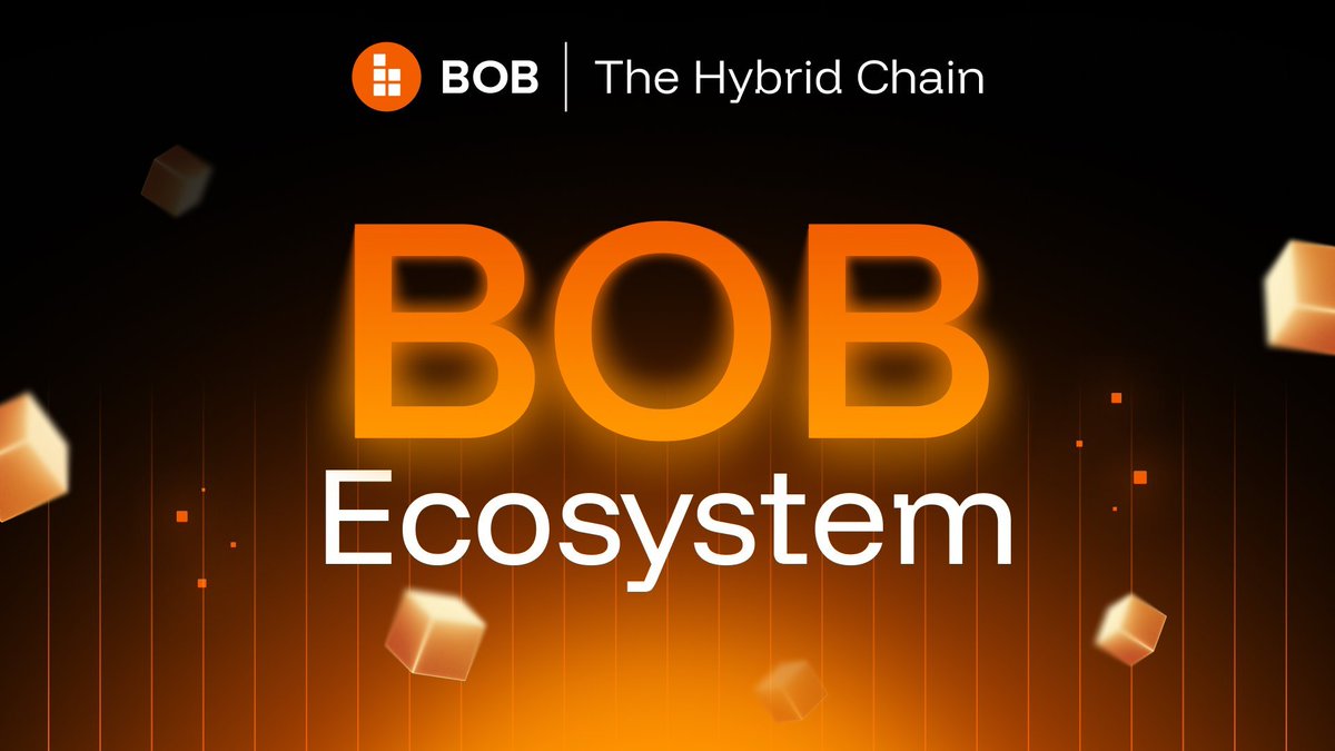 samionaji's tweet image. BOB is a hybrid L2 that's bitcoin-aligned, EVM-compatible, and actively contributing to BitVM tech.

The BOB Ecosystem is constantly growing!
→ 100+ DeFi projects live on BOB Mainnet
→ 120+ teams building on BOB

- 50+ core DeFi dApps
- 25+ cross-chain  bridges 
- 10+ Bitcoin…