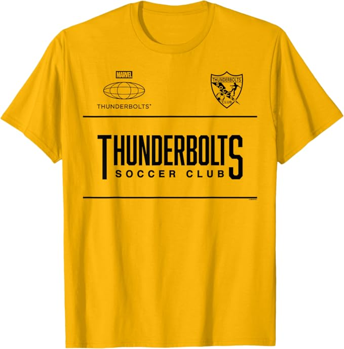 A new 'THUNDERBOLTS*' Thunderbolts Soccer Club shirt is available on Amazon.

🔗: amzn.to/45AALNg #Ad
