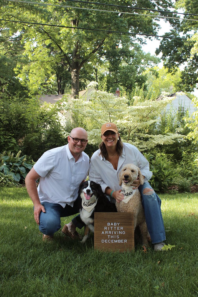 ‼️ ROSTER UPDATE ‼️

Baby BOY Ritter will be joining the team in early December! 🩵🍼💙

Austin and I are beyond grateful for this next adventure, and ready to add some EXTRA excitement to basketball season! 

<a href="/LNEagleGBB/">LNEagleGBB</a> is about to have its newest and tiniest member! 🏀🦅