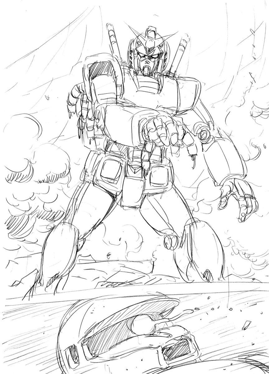 GQuuuuuuX(ジークアクス)はイベントというか、ガンダムに対する壮大な恩返しPVと受け取るようにしてます。
GQuuuuuuuX is an event, and I try to take it as a PV that gives back to Gundam in a grand way 