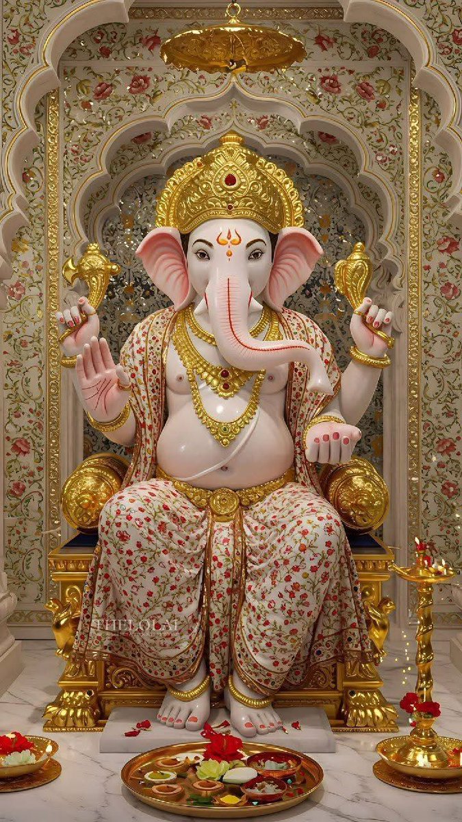 विघ्नहर्ता श्रीगणेश के चरणों में वंदन,
हर कार्य में सफलता और मंगल हो जीवन में चंदन।🙏✨
गणपति बप्पा मोरया! मंगलमुर्ति मोरया।🚩🪔
शुभ प्रभात।