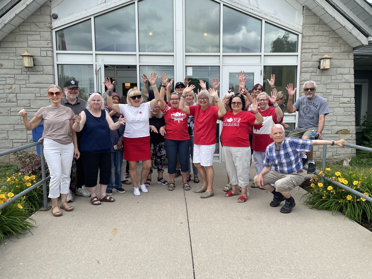 The Halton Deaf Seniors Club hosted a potluck and Bingo event for Canada Day!