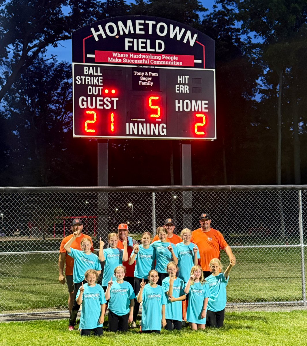 MinsterSoftball's tweet image. Congrats to our Mini-Mac Champions! Great job, girls and coaches!
🥎🧡🐾
Keep working hard and having fun - Go Cats!