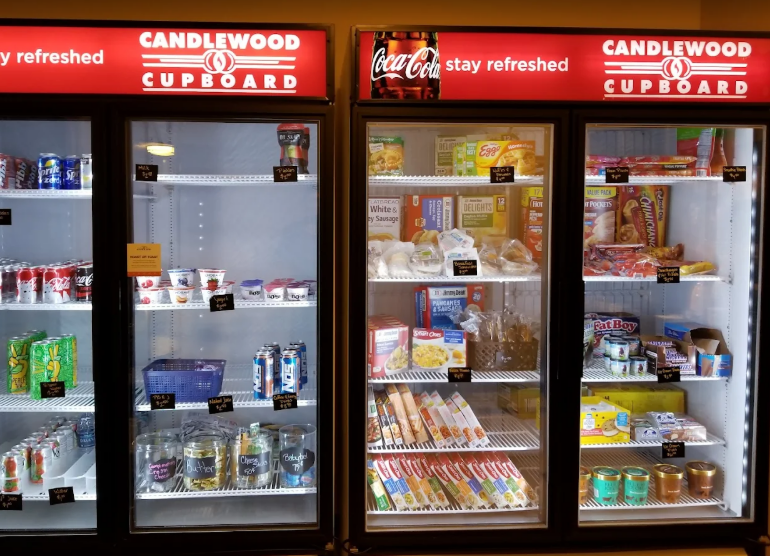 CWSFortCollins's tweet photo. Snacks at midnight? We’ve got you. 🍪 From drinks to late-night cravings, our Candlewood Cupboard is open 24/7! https://t.co/epqHcN6IgH